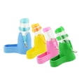 thumbnail image 2 of Pet Supplies, 3 in 1 Hamster Water Bottle 80ML Dispenser With Base Hut Small Pet, 2 of 3