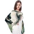 thumbnail image 4 of Koala Elegant Chiffon Silk Scarf for Women - Lightweight Breathable Wrap Shawl 70.86"x28.7, 4 of 6