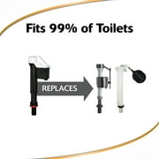 Korky QuietFILL Universal Toilet Fill Valve - Easy Installation, Adjustable, Fits 99% of Toilets, 528