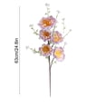 thumbnail image 3 of Ramo de Flores Artificiales, 63cm/24.8in, Plástico, Colores Surtidos para Bodas, Decoración del Hogar, Regalos, Fiestas y Arreglos de Escena, 3 of 6