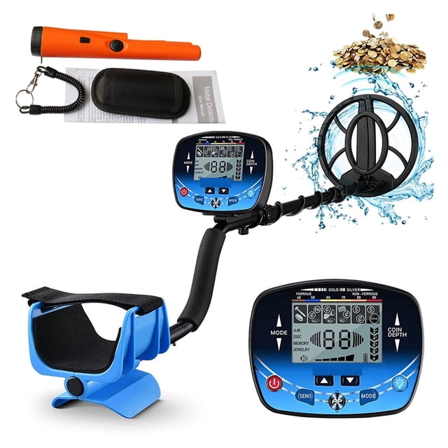 Metal Detector Underground Professional Depth Search Finder Gold Detector Treasure Detecting Pinpointer Waterproof Coil ,Easy to Install
