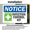 thumbnail image 3 of (2 Pack) Infection Control Kit Sign, 3 of 7