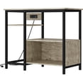 thumbnail image 4 of 40-50 Gallon Fish Tank Stand with Power Outlets, Heavy Duty Metal and Wood Aquarium Stand with 4-Tier Open Storage Shelves, for Fish Tank, Turtle & Reptile Terrarium, 36.6" × 18.9" × 30.7", 4 of 7