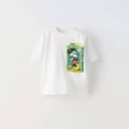 thumbnail image 3 of Camiseta de dibujos animados para niños y niñas, camiseta informal holgada de manga corta, ropa de exterior, ropa de moda de verano, nuevo diseño, 2024, 3 of 5