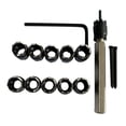 thumbnail image 1 of 13pcs Weld Cutter Drill Bit /8" Double Sided Rotary Weld Cutter Remover Rotary Drill for Power Drill Welding Tools, 1 of 7