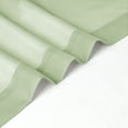 thumbnail image 6 of OVZME Light Green Sheer Curtains 84 inch Length 2 Panels Set, Semi Transparent Voile Rod Pocket Sheer Window Drapes for Bedroom Living Room Dining Wedding Party Backdrop, Each 42W x 84L, 6 of 8