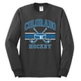 thumbnail image 2 of Wild Bobby City of Colorado Hockey Fantasy Fan Sports Men's Long Sleeve Shirt, Charcoal, Medium, 2 of 5