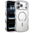 thumbnail image 1 of Funda BENTOBEN para iPhone 17 Pro de 6.3 pulgadas con purpurina transparente MagSafe, 1 of 8