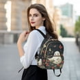 thumbnail image 6 of FORMRS Mini Backpack Purse for Women Travel Daypack Casual Shoulder Bag, Happy Ghost, 6 of 7