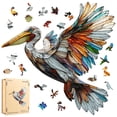 thumbnail image 1 of Puzle de madera Quenisray Pelican 500 piezas para adultos, 1 of 7