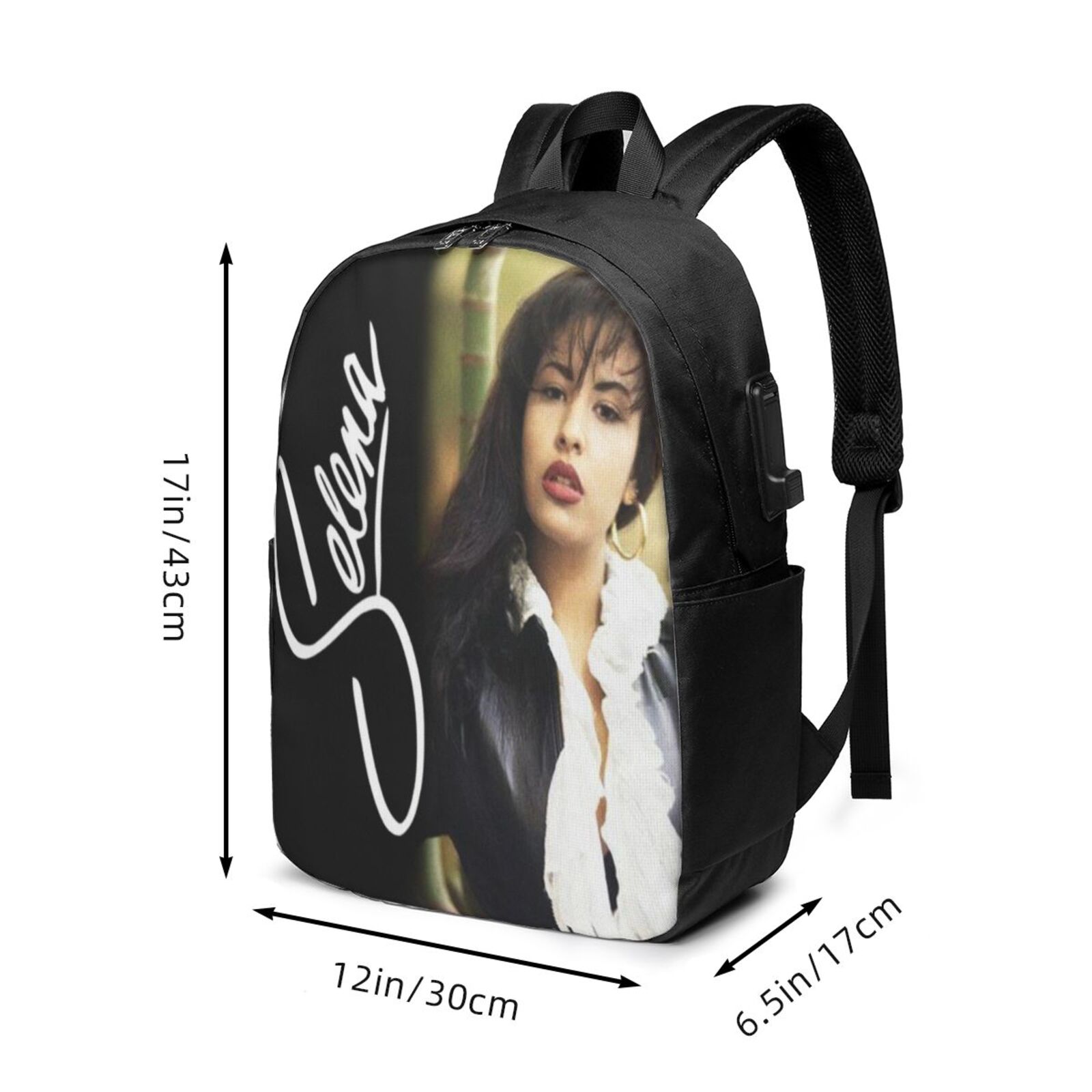 ★COURONNE★ Selena Rev Backpack 28_RXBBX25111BKX Selena Quintanilla Backpack for Men Women Teen , Water