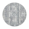 thumbnail image 3 of Unique Loom Portland Collection Area Rug - Depoe (5' 1" Round Gray/Ivory), 3 of 9