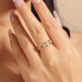 Xuemjiao Wedding Bands for Women Adjustable Ring with Diamonds for