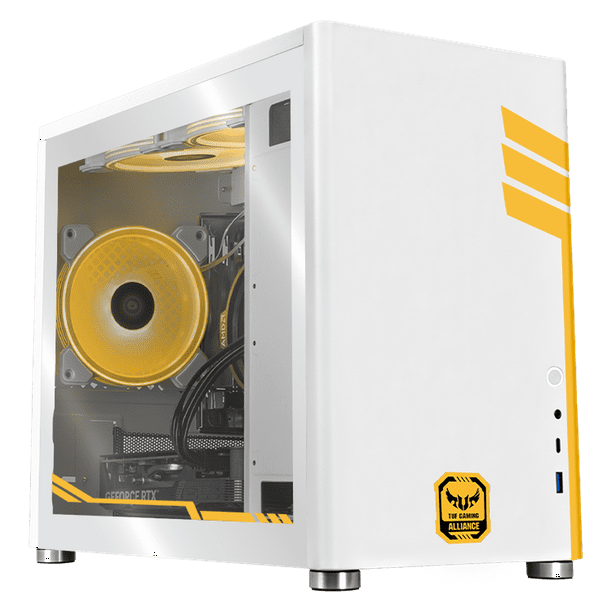 PC Gamer con IA Xtreme PC Gaming ASUS TUF NVIDIA GeForce RTX 5060 AMD Ryzen 5 5500 16GB SSD 1TB WIFI White gaming 1080p, estudios y multitarea