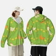 thumbnail image 6 of Balery Funny Chicken Men's Women's UPF 50+ Sun Protection Lightweight Hoodie Performance Long Sleeve Shirt for Fishing Running-Large, 6 of 9