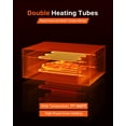 thumbnail image 3 of VEVOR Pizza Oven Electric, 24" Commercial Countertop Pizza Oven, 842°F Max Temp, 4200W Indoor Pizza Maker with Thermometer, Dual Temp Control Knob, 3 of 9