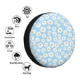 thumbnail image 4 of Balery Floral Daisy Cubiertas para Neumáticos - Protector Resistente para Neumáticos de Camioneta, SUV, Remolque, Camper y RV-15 inch, 4 of 6