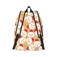 thumbnail image 2 of Naloa Cartoon Chicken Canvas Backpack for Men Women Rucksack Casual Travel Daypack College Tote Satchel Bookbag for Teens-Small, 2 of 7