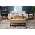 thumbnail image 4 of Safco Table Basse de Rangement avec Plateau Relevable et Base en Acier, 4 of 7