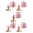thumbnail image 3 of Transemion Exquisite Craft Sleeping Bonnet For Daily No Loose Thread Comfortable Sleeping Cap Easy Fitment Black 5Set, 3 of 6