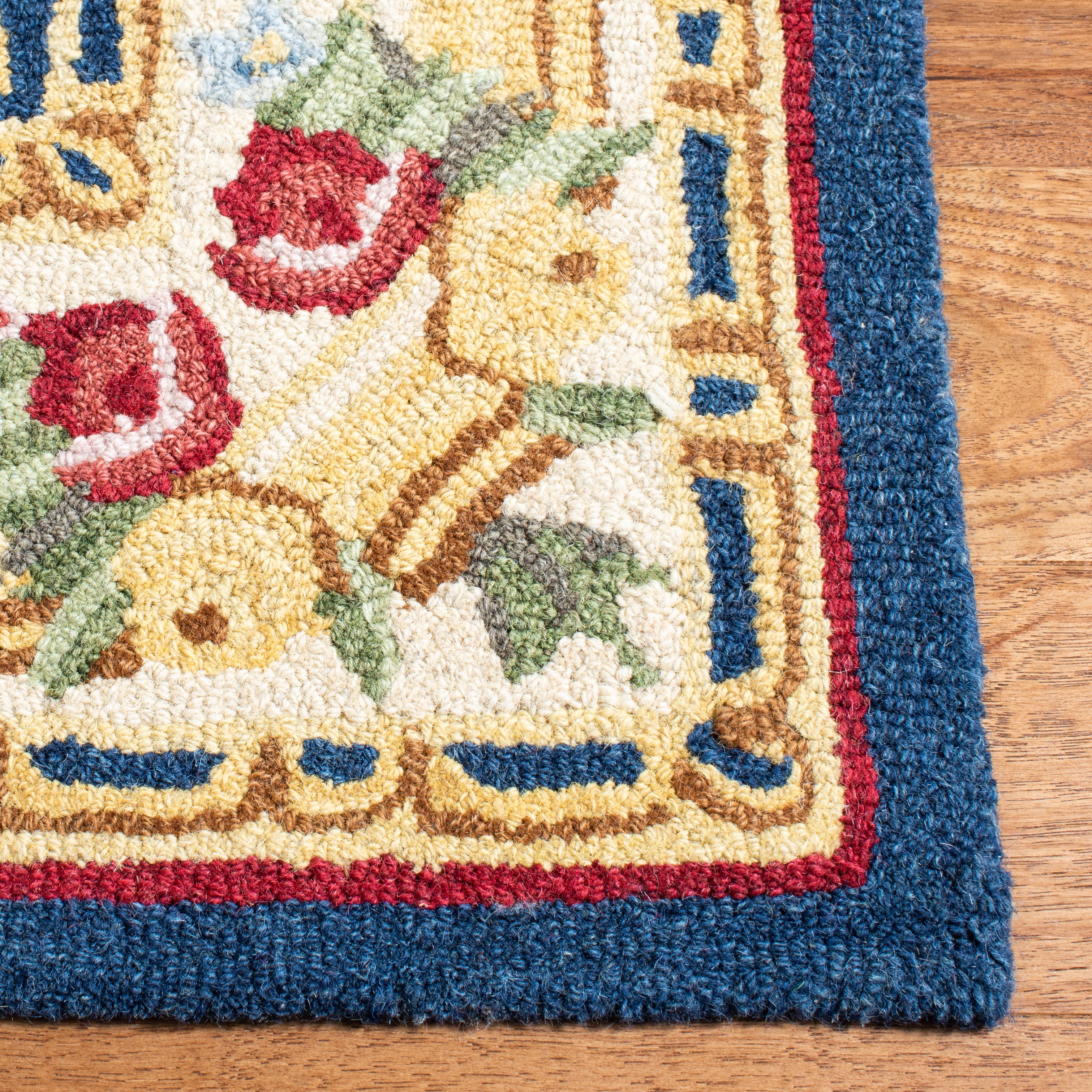 Safavieh Heritage Toby Oriental Runner Rug, Navy/Ivory, 2'3" x 8'