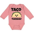 thumbnail image 3 of Inktastic Kawaii Taco Tuesday Boys or Girls Long Sleeve Baby Bodysuit, 3 of 5