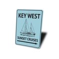 thumbnail image 4 of Key West Sunset Cruises Novelty Sign, Metal Wall Decor - 10x14 inches, 4 of 4