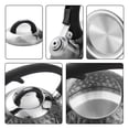 thumbnail image 6 of Copper Tea Kettle Stainless Steel Teapot Whistling Kettle Unique Button Control Kettle Outlet Loud Whistle Food Grade Teapot 3.2 Quart / 3 Liter Bronze, 6 of 6