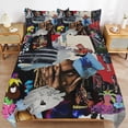 thumbnail image 1 of Travis scott Classic Zip System Wrinkle Free Comfort Soft Structure Thread Detail Duvet Cover Sets Must, 1 of 5