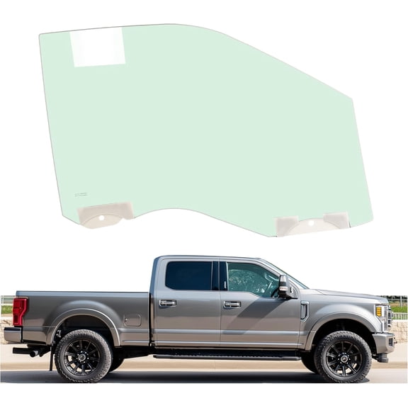 Kojem Side Door Glass Compatible with 2015-2024 Ford F-150 2 Door Super Cab 2017-2024 Ford F-250 4 Door Super/Extended Cab(2 Door Super Cab)