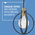 thumbnail image 6 of 83037BK Lark Cirque - 1 Light Pendant In Transitional and Modern Style-12.75 Inches Tall and 10 Inches Wide, 6 of 21
