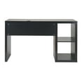 thumbnail image 6 of Better Homes & Gardens Cube Storage Office Desk, Solid Black, 6 of 8