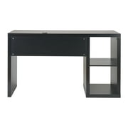 Better Homes & Gardens Cube Storage Desk, Solid Black