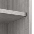 thumbnail image 5 of Hustle 2 Person Desk with Low Storage Cabinet in Platinum Gray - Engineered Wood, 5 of 9