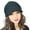 Black_One Size, variant on HUANLEDASH Winter Knit Hat with Visor Brim Cold Weather Warm Skull Cap Women Slouchy Snow Cap for Outdoor Activities And Daily Wear