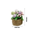 thumbnail image 2 of Decoraciones de Pascua para el Hogar Decoración de Huevos de Pascua Mini Decoración de Plantas en Macetas de Interior Tema de Vacaciones Decoración Del Hogar Agrega Vitalidad Festiva, Macetas de Plant, 2 of 6