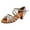 Silver, variant on XinghaiYIDE Girls Closed-Toe Latin Dance Shoes, Soft-Sole Heeled Footwear for Kids, Comfortable Anti- Performance Shoes for Practice/Recitals, Multiple Colors, Sizes 25-35 Blue