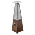 thumbnail image 1 of AZ Patio Outdoor Portable Tabletop Triangle Glass Tube Heater, Hammered Bronze, 1 of 3