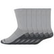 thumbnail image 1 of Calcetines redondos Dickies Dri-Tech para hombre de 6 a 12 años, color gris (paquete de 2), 1 of 1