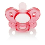 Dr. Browns Pacifiers, Silicone, Same Shape As Bottle Nipple, 0M+, Pink, 2 Count
