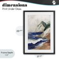 thumbnail image 4 of Stupell Industries Transitional Cliff Next To The Sea Black Framed Print Under Glass, 17 x 23, by Chromatic Storm Studio, 4 of 8
