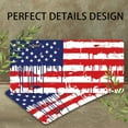 thumbnail image 4 of Dripping American Flag Funny Personalized License Plate Rust-proof Stainless Steel Metal License Plate Suitable For Men And Women 12.2" x 6.2", 4 of 7