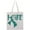 AA-White, variant on Inktastic Hope- Teal Ribbon for Awareness of Ovarian Cancer Tote Bag