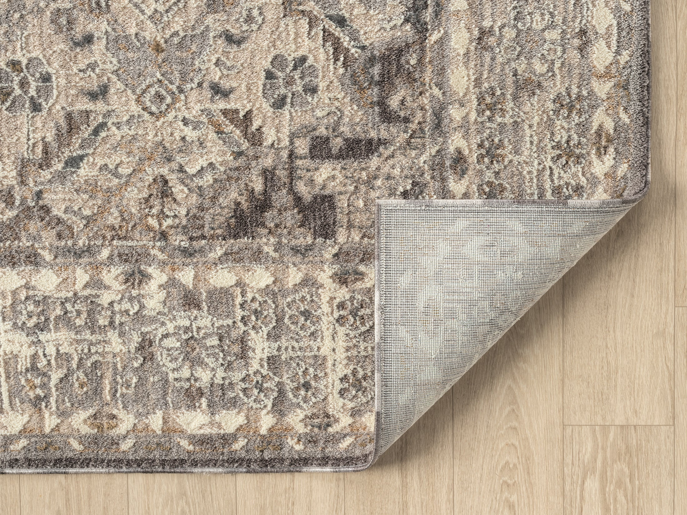 United Weavers Utopia Eugene Oriental Border Runner Rug, Grey, 2'7" x 7'2"