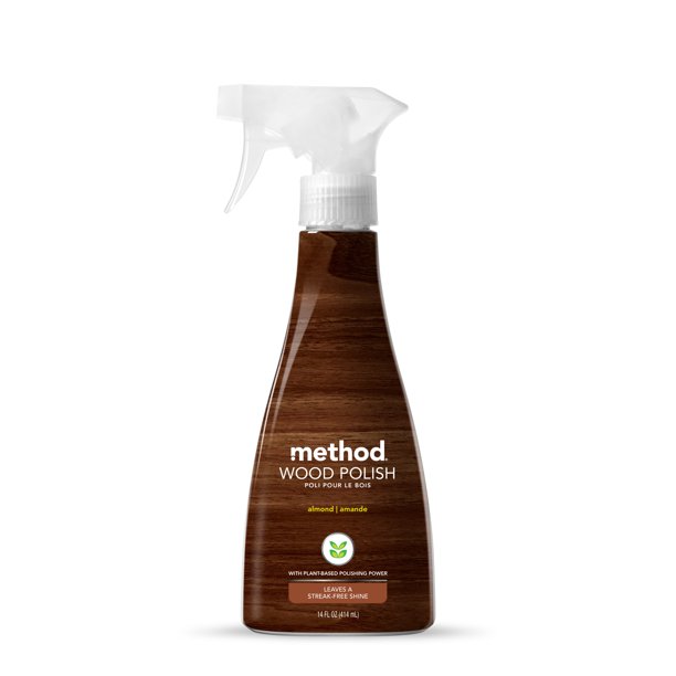 method Spray Wood Polish, Almond Scent, 14 Fluid Ounce Pack Of 6