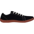 thumbnail image 3 of Zapatillas minimalistas de cuero descalzo Shoes WHITIN para hombre, negras, 47, 3 of 6