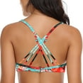thumbnail image 3 of RELLECIGA Women's Push Up Bikini Top Twist Front Underwire Bathing Suit, 3 of 9