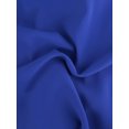 thumbnail image 5 of INSPIRE CHIC Chemise de la Saint-Valentin pour Femme à Col Noué, à Manches Longues, Boutonnée, à Couleurs Contrastées, Bleu Royal G, 5 of 5