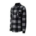 thumbnail image 2 of Mens Quilted Plaid Winter Jacket | Heat Holders | Long Sleeve Plaid Shirt | Checkered Pattern, 2 of 2