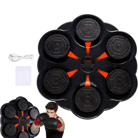 Boxing Music Workout Machine Wall Mount Electronic Boxing Machine | Interactive Punching Trainer For Adults Kids Boxing For Home Fitness Reduce Stress Cork Mats Various Sizes